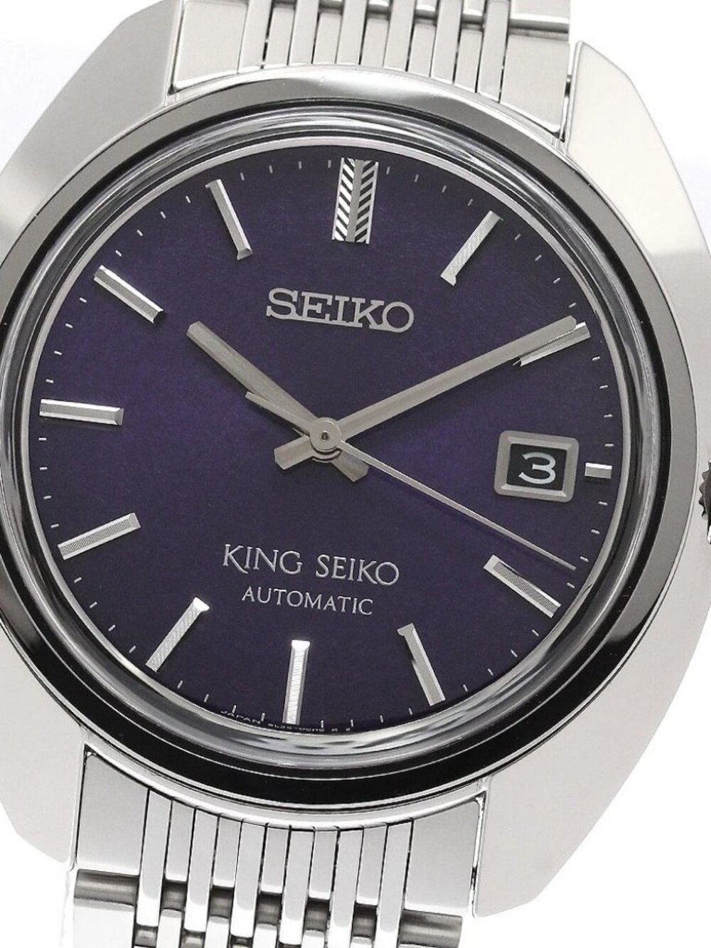 SEIKO King Seiko SDKA019/6L35-00J0 Date purple Dial Automatic Men's Watch_949035